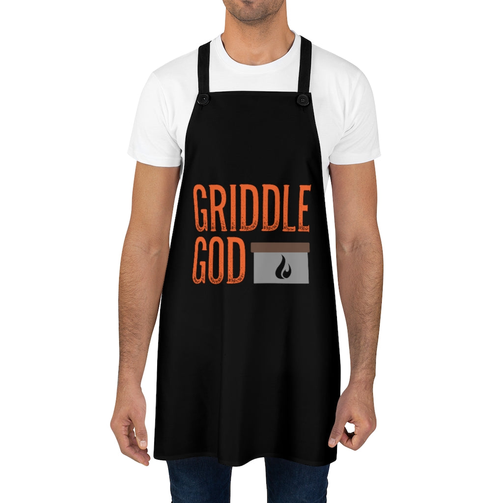 Griddle God Logo One Size Cooking Apron