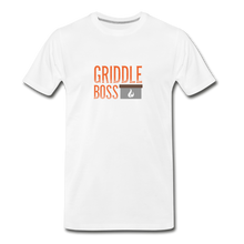 Load image into Gallery viewer, Griddle Boss Men&#39;s Premium T-Shirt - white
