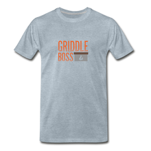 Load image into Gallery viewer, Griddle Boss Men&#39;s Premium T-Shirt - heather ice blue
