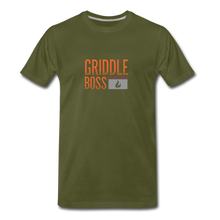 Load image into Gallery viewer, Griddle Boss Men&#39;s Premium T-Shirt - olive green
