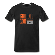 Load image into Gallery viewer, Griddle God Logo Men&#39;s Premium T-Shirt - black
