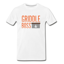 Load image into Gallery viewer, Griddle Boss Men&#39;s Premium T-Shirt - white
