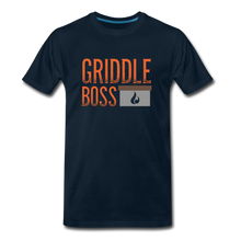 Load image into Gallery viewer, Griddle Boss Men&#39;s Premium T-Shirt - deep navy
