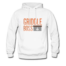 Load image into Gallery viewer, Griddle Boss Men&#39;s Hoodie - white
